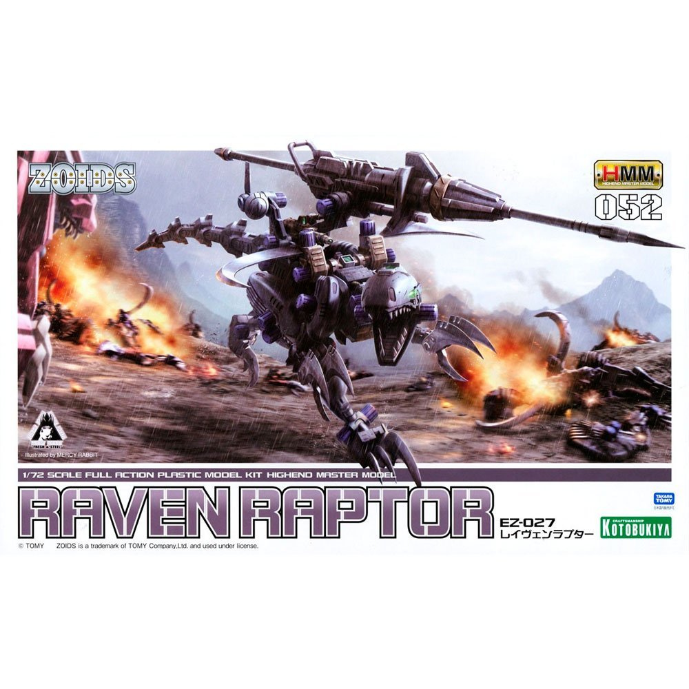 KOTOBUKIYA 1/72 ZOIDS EZ-027 RAVEN RAPTOR KOTOBUKIYA 1/72 ZOIDS EZ-027 RAVEN RAPTOR